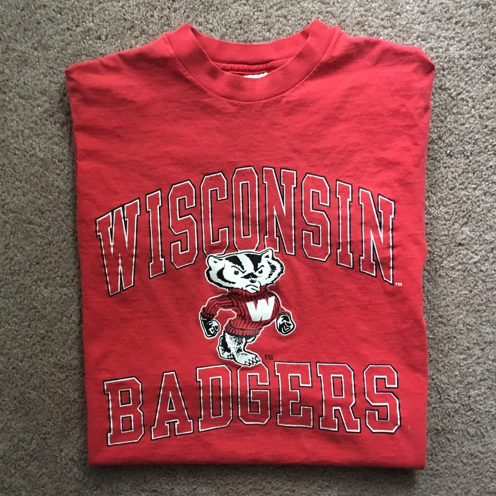 Vintage Wisconsin Badgers Bucky T-shirt